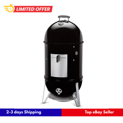 SALE! Weber 721001 Smokey Mountain Cooker 18-Inch Charcoal Smoker,100% AUTHENTIC