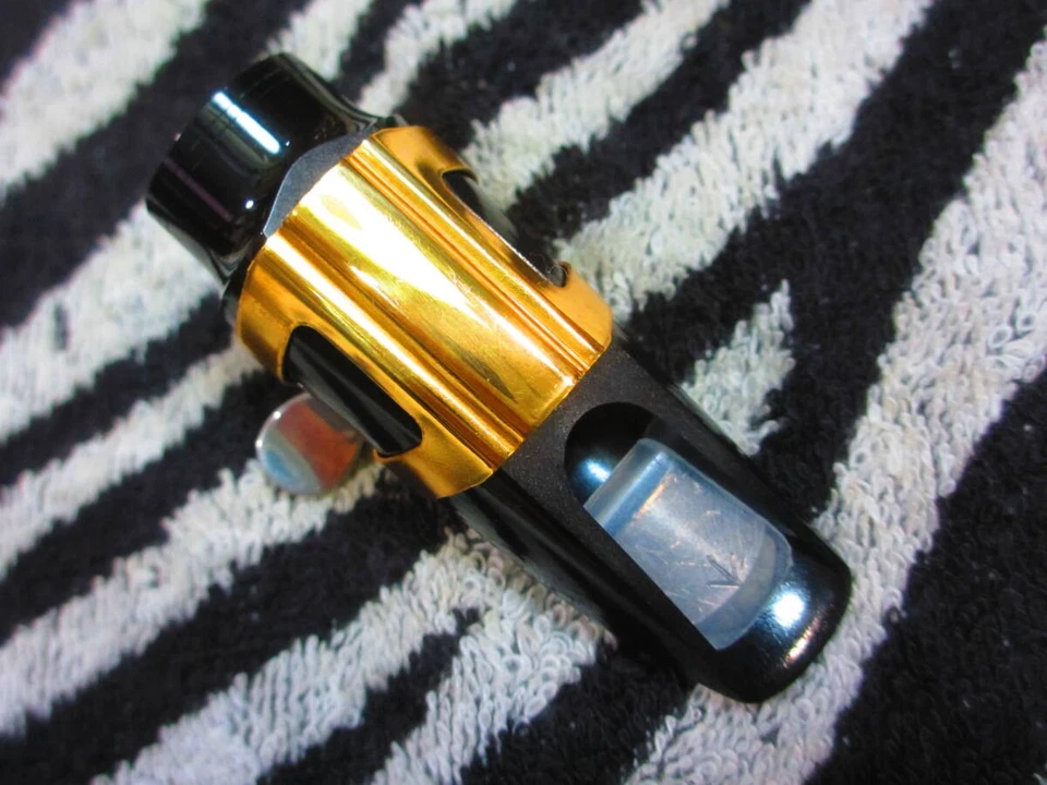 Yamaha сопрано саксофон мундштук 4C CJ заказ + оригинальная лигатура B хорошо - Изображение 4 из 4