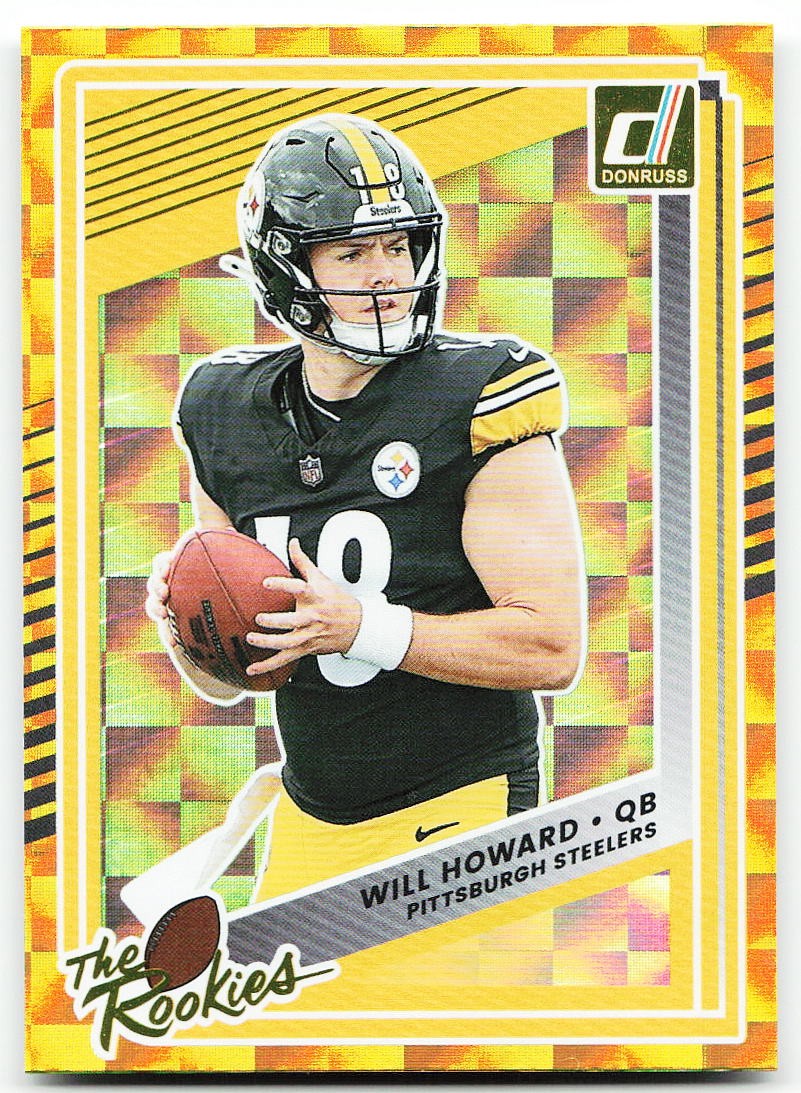 🔥 2025 Donruss #10 Will Howard The Rookies