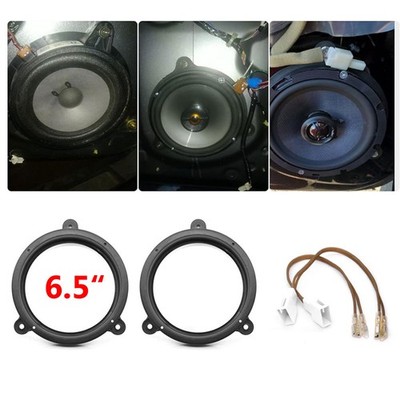 For 2003-2014 Subaru Legacy 6.5'' Rear Door Speaker Adapter Bracket Spacer Ring
