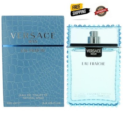 Versace Man Eau Fraiche by Versace, 3.4 oz EDT Spray for Men