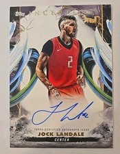 Topps 2024-25 Inception Jock Landale Houston Rockets Autograph Insert #AC-JLA