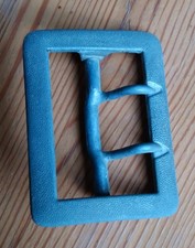 Wehrmacht Heer Offiziers original Zweidornschnalle  Hersteller A (Assmann)  DRGM