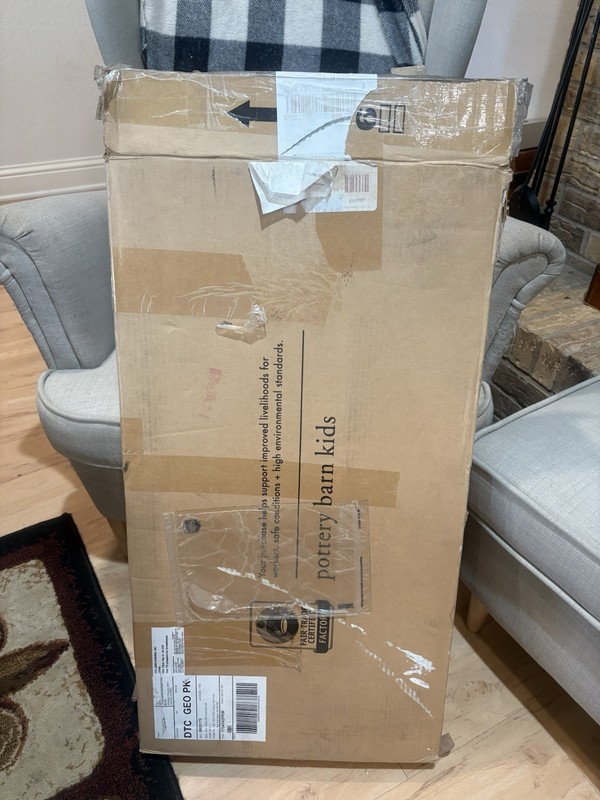 TotCraft Bed Rail Pottery Barn 59”x23.5” Safety Guard for Baby Kids Crib or Bed