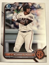 2022 Bowman Chrome Prospects 1st Bowman Ricardo Genoves #BCP-60