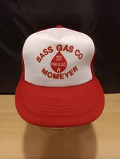 Vintage Phillips 66 Philgas Bass Gas Co Momeyer NC North Carolina Snapback Hat