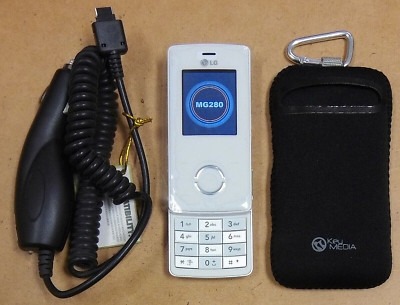 LG Chocolight MG280 - White ( Personal ) Super Rare GSM Slider Phone - READ