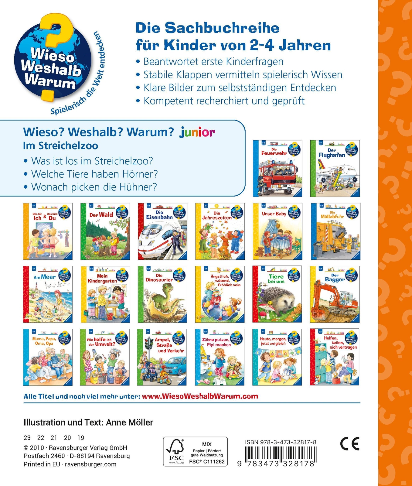 Thumbnail - Wieso? Weshalb? Warum? Junior, Band 35: Streichelzoo Anne Möller