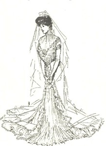 gibson girl wedding dress