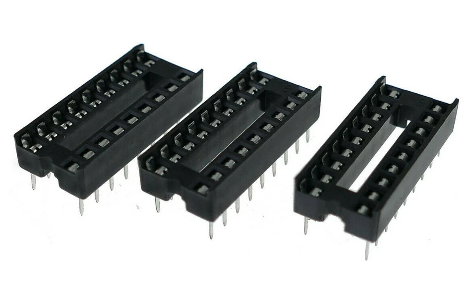 IC-Sockel Set Sortiment DIL 8pol, 14pol, 16pol, 18pol, 20pol - 174 Stück - Bild 2 von 4