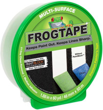 Multi-Surface Painters Tape with PAINTBLOCK, 2 Inch Wide 1.88 In. X 60 Yds , Me