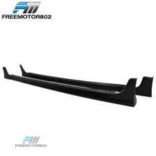 Fits 14-19 Toyota Corolla Sedan PU Type S Side Skirts Extensions Bottom Guard