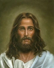 Catholic Christian  print picture JESUS Portrait   8" x 10" ready to be framed
