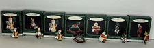 Lot of 7 Assorted Vintage Hallmark Miniature Keepsake Collectors SeriesOrnaments