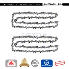 2 Pack Chainsaw Chain Replacement for Stihl MS170 MS180 16" 3/8" LP .043 55DL