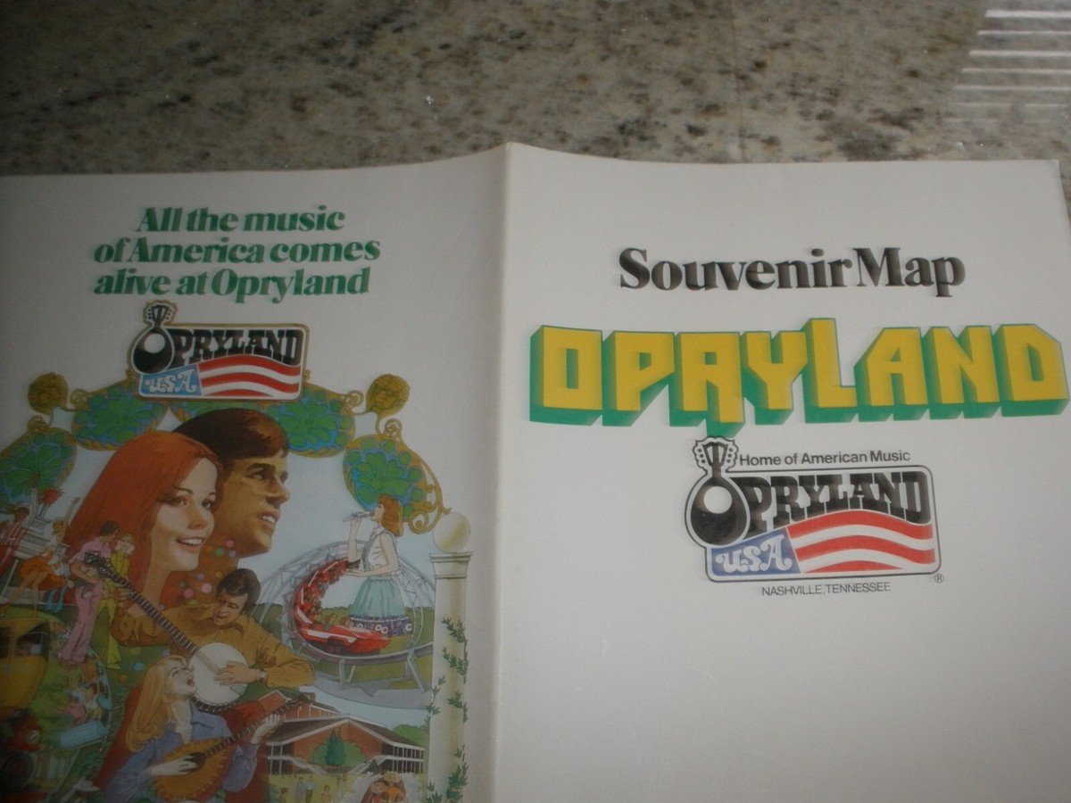 コレクション Opryland Souvenir Map 20th Anniversary 1991 20th ANNIVERSARY Opryland USA Vintage Theme Park