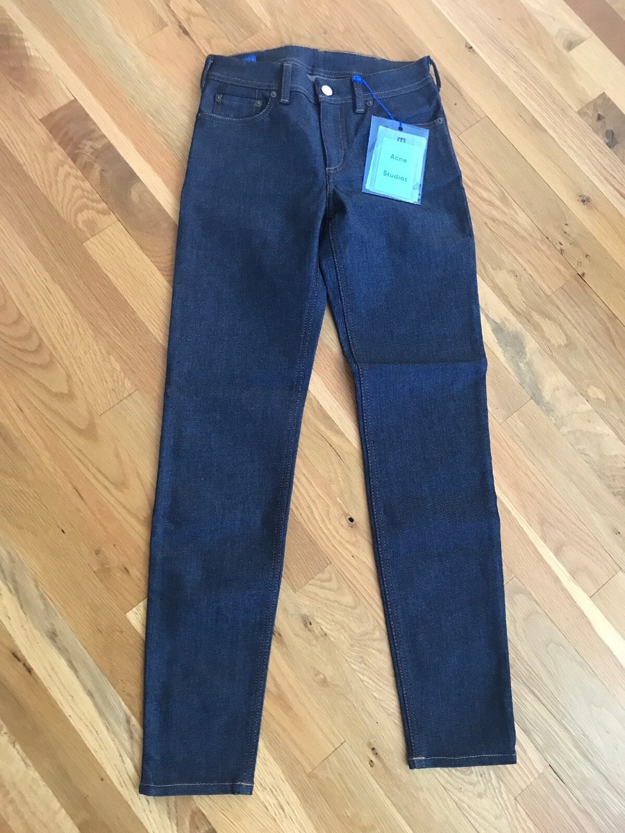 NWT ACNE STUDIOS Climb Indigo Women Jeans Size 25/32 $220 Retails