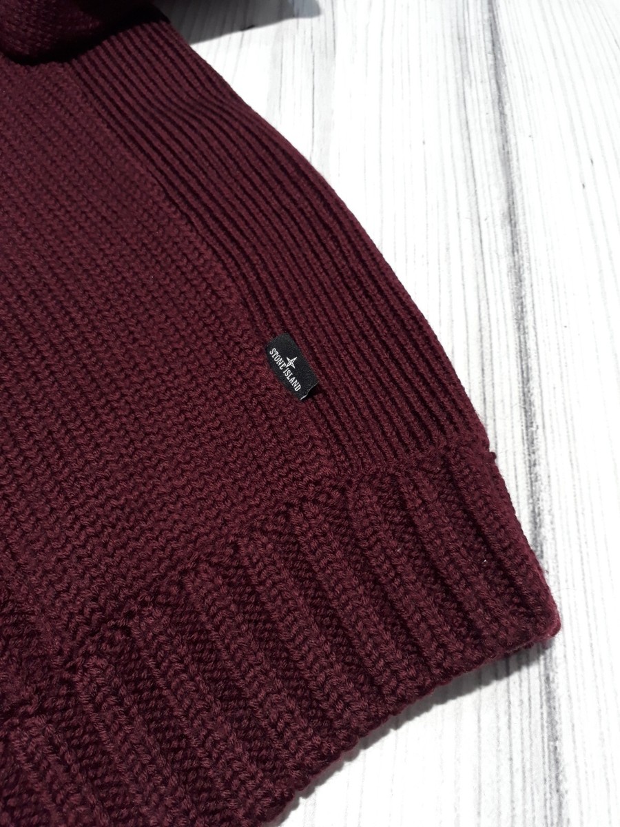 Stone Island Rust Thick Cable Knit wool sweater size XL | eBay Stone Island Rust Thick Cable Knit wool sweater size XL | eBay