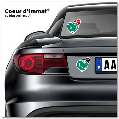 Sticker autocollant Coeur J'aime le Parc du Verdon - Picture 2 of 6