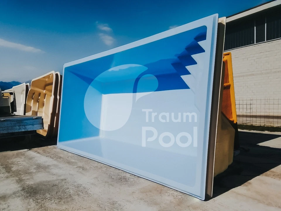 GFK Pool, Schwimmbecken 5,2 x 3 x 1,5 Einbaubecken Fertigpool HERSTELLER - Bild 3 von 4