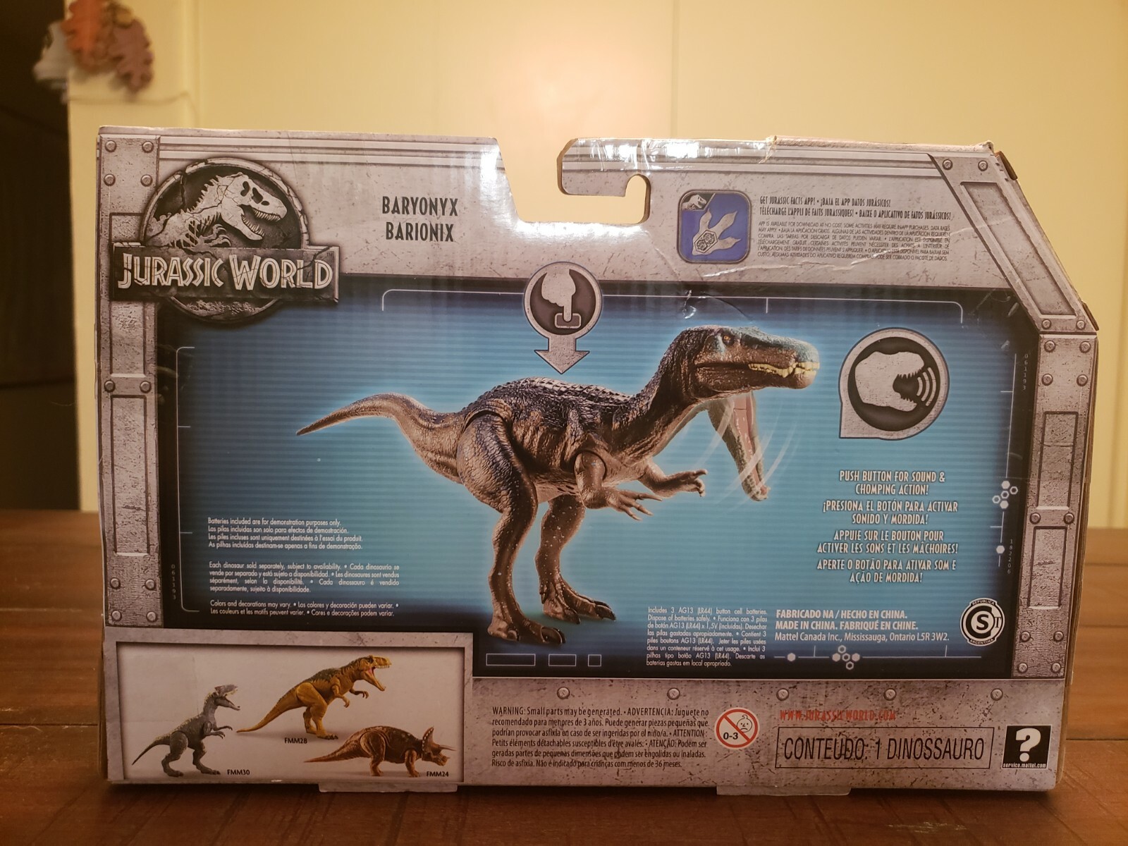 jurassic world roarivores baryonyx