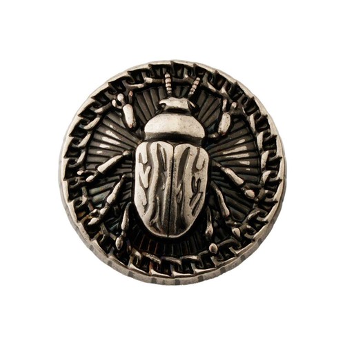 Beetle Pattern Metal Decorative Button, Vintage Style for Clothing & Crafts DIY - Picture 9 of 10
