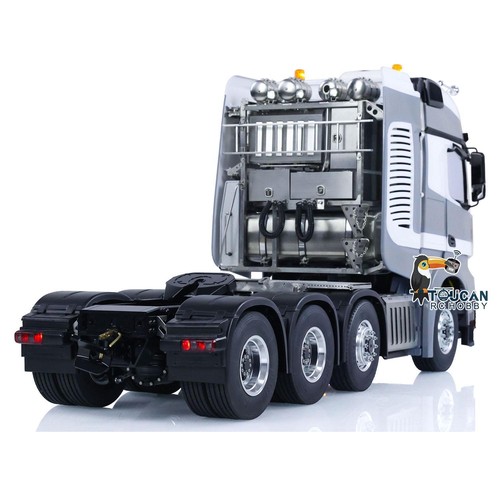 LESU Metal Chassis RC Tractor 8x8 Truck 1/14 Radio Control Cars Smoke Unit Sound - Picture 10 of 12