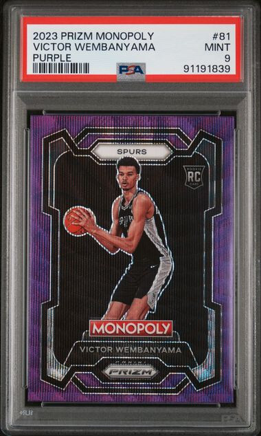 その他 Victor Wembanyama hoops Rookie purple 2023-24 NBA HOOPS TRIBUTE PURPLE ROOKIE VICTOR WEMBANYAMA RC
