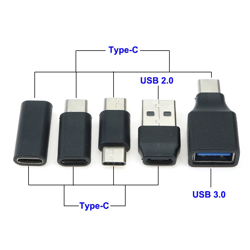 Adaptateur USB 3.0 Type A / M vers USB Type C / F - 0.10 m