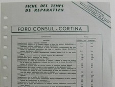 Revue technique Ford CONSUL