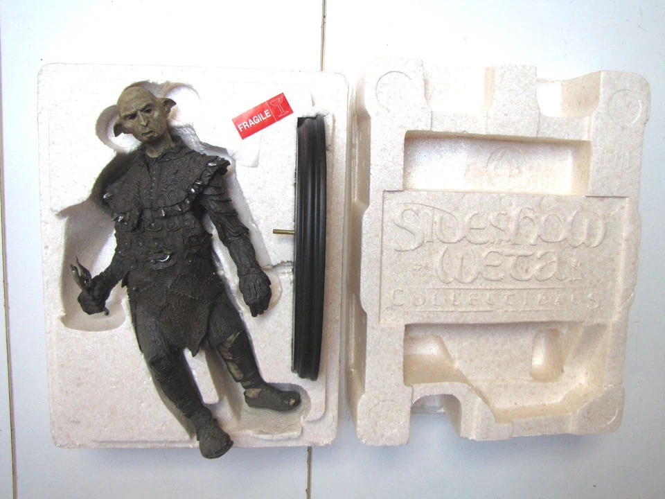 LOTR le seigneur des anneaux statue ORC PITMASTER SIDESHOW WETA échelle 1/6 2001 - Photo 2/4