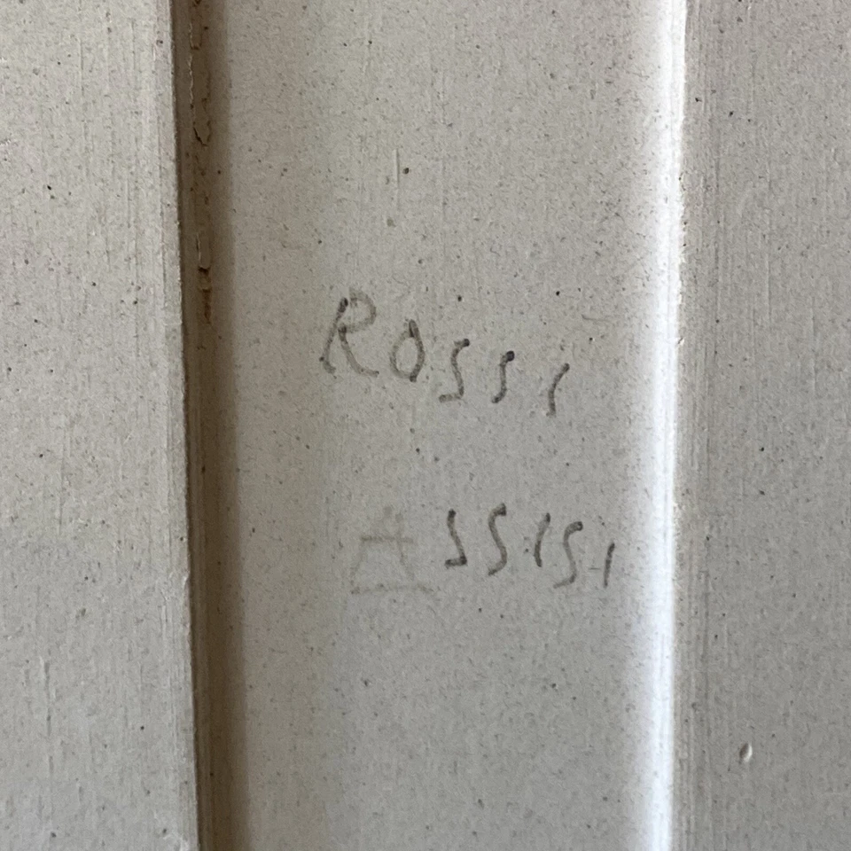 PIASTRELLA MATTONELLA CERAMICA FARINA FAENZA PER ULISSE ROSSI ASSISI ANNI 30 - Immagine 4 di 4