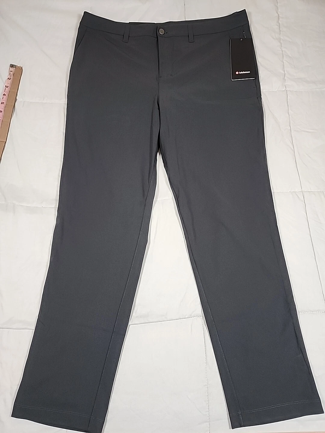 36x32 Lululemon ABC Trouser Classic Fit Warpstreme Color Obsidian New With Tags