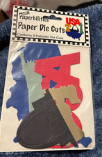 PAPERBILITIES SCRAPBOOK DIE CUTS  5 USA MAP LIBERTY BELL ST LOUIS ARCH LIBERTY