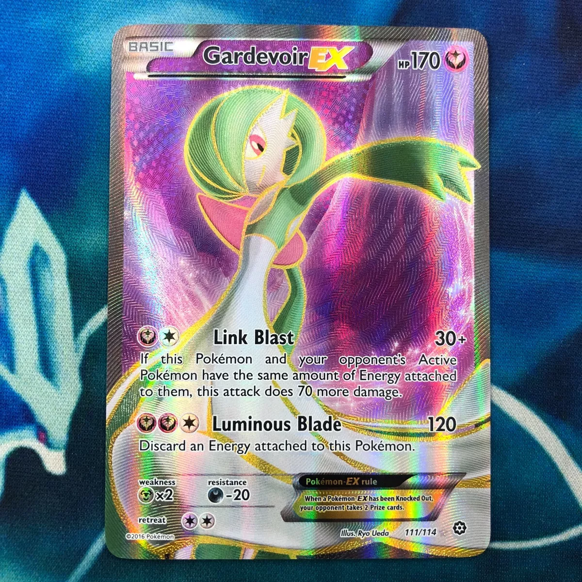 Card Gardevoir-EX 111/114 da coleção Steam Siege