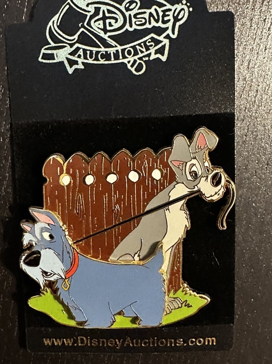 Disney Auctions Lady Tramp わんわん物語　ピンバッジ Disney Auctions Lady Tramp わんわん物語 ピンバッジ Disney