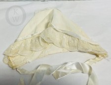  Vintage 1940's- 1950's Handmade Christening Hat Cap 2423P S177