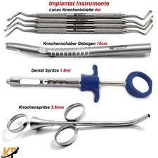 Implant chirurgia przyzębia Lucas łydki do kości skrobak do kości dentysta 7 szt.