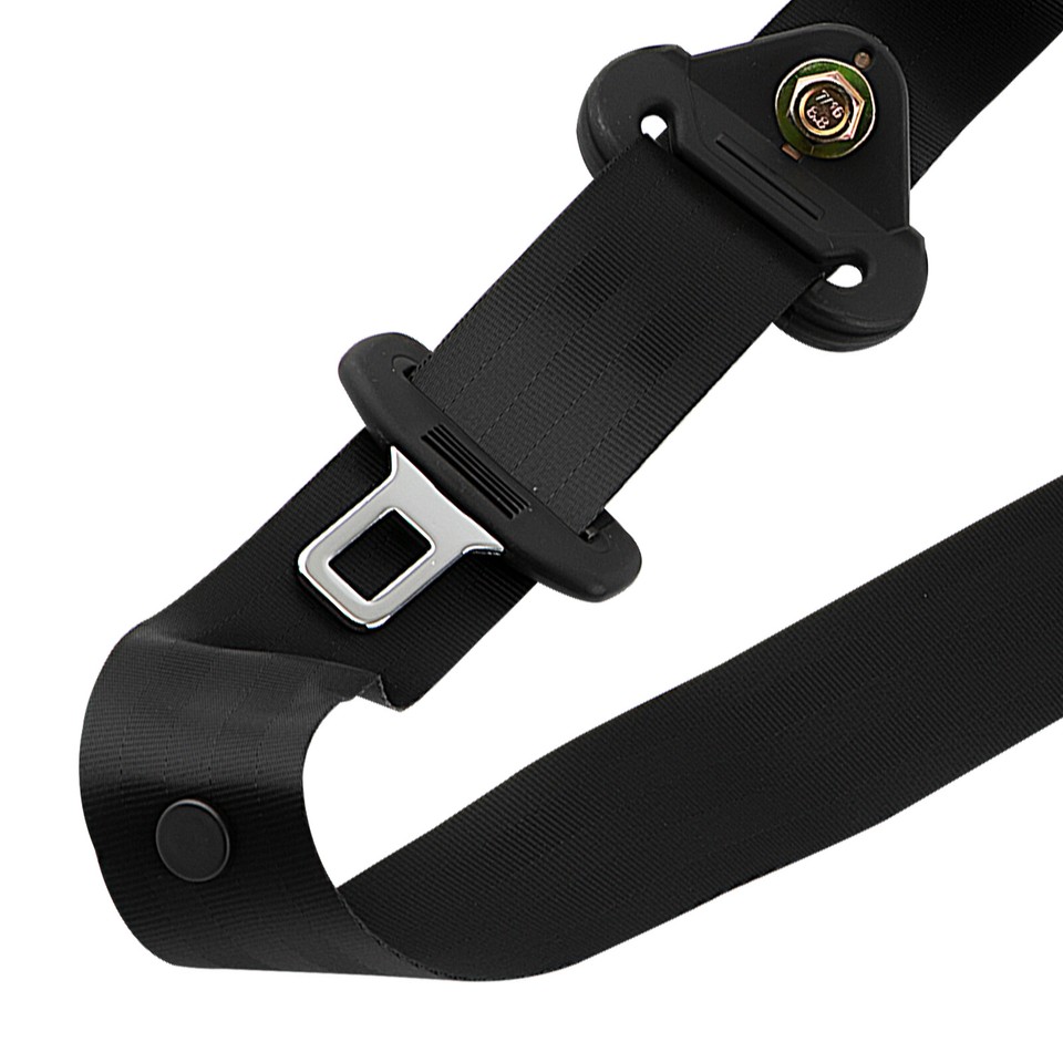 Celepoir 3-Point Retractable Seat Belt Set (2 Belts) For Chevrolet Silverado 1500 - Black