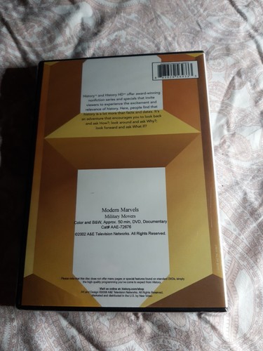 MILITARY MOVERS.MODERN MARVELS. Dvd.Brand New,Sealed.Reg 1 USA - Picture 2 of 2