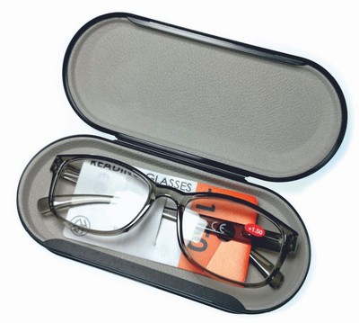 Brillenetui Aus Leder, Rot, Modell Br-51407