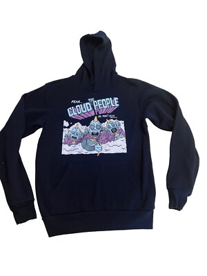 FEAR THE CLOUD PEOPLE! HOODED SWEATSHIRT SMALL Rare Nice Condition 