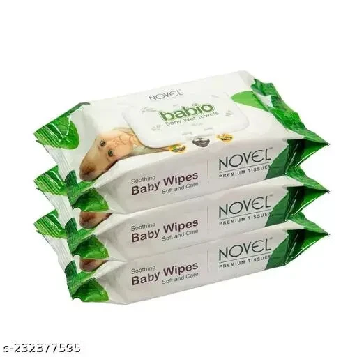 Soft Moisturizing Aloe Vera Baby Wet Wipes Pack With Lid (Pack of 3 - 80 sheet)
Opens in a new windo