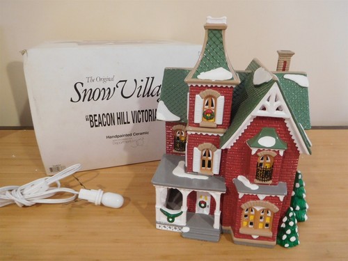 Dept 56 Snow Village - Beacon Hill Victorian - #56.54857