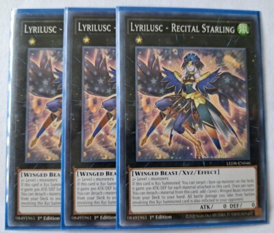 x3 LYRILUSC - RECITAL STARLING (LED8-EN046) COMMON 1st Edition