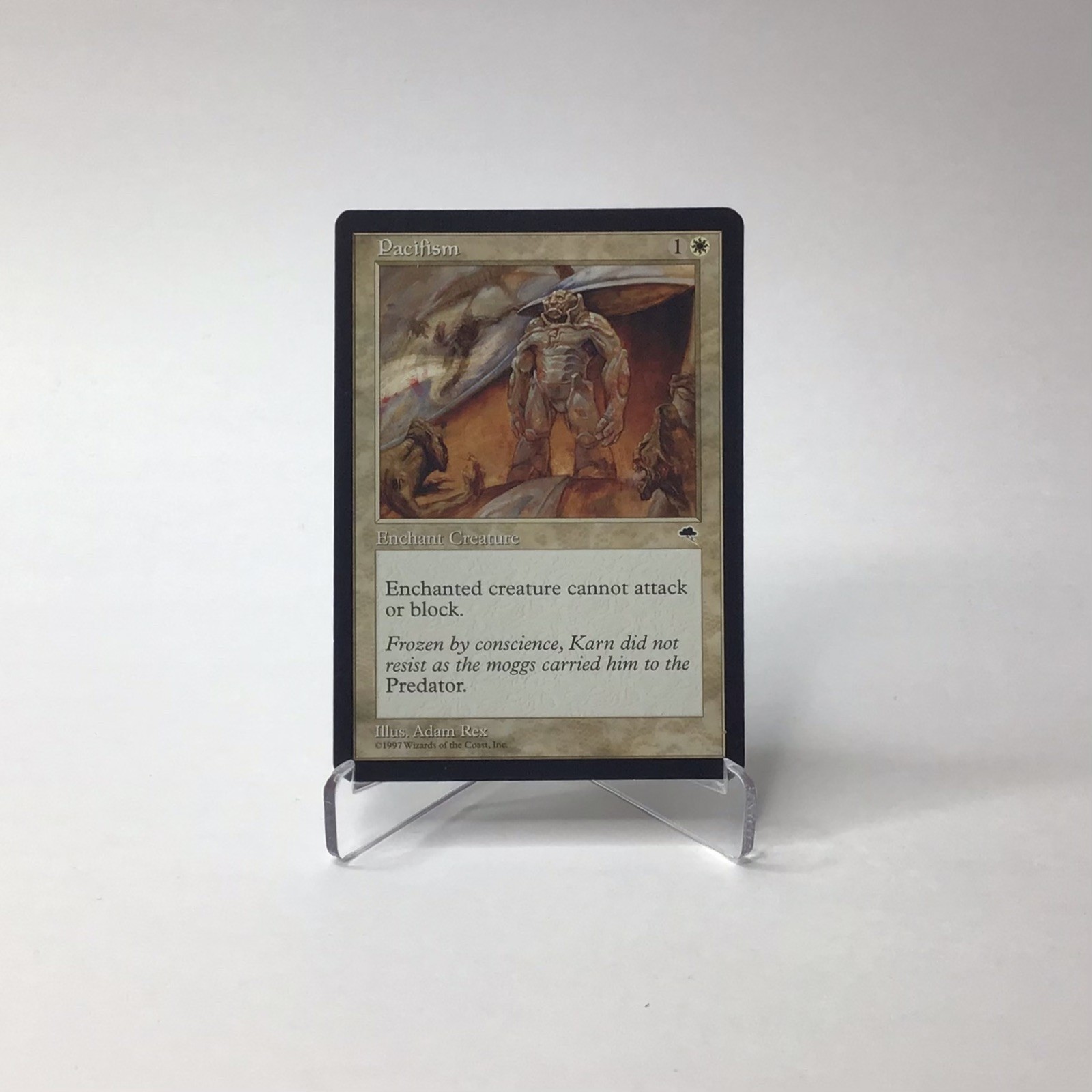 Magic: The Gathering Pacifism MTG Vintage 1997 Tempest LP