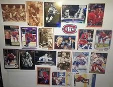 Montreal Canadiens Legends 20 Card Lot + Sticker NHL Hockey Beliveau Roy Lafleur