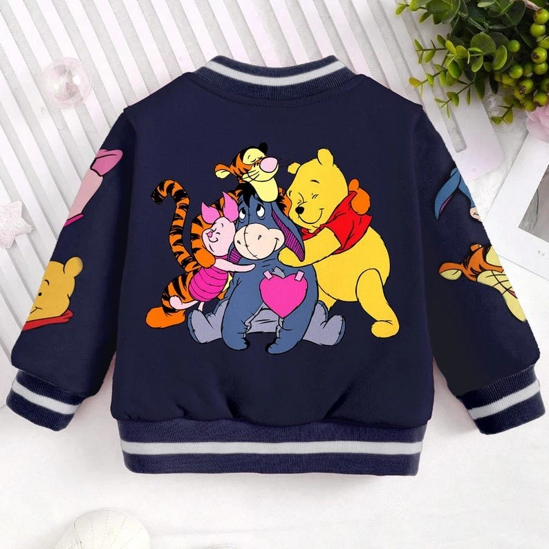 Pooh & Friends Winnie The Bear A Hug Is Always The Right Size Baseball Jacket