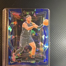 2024-25 Panini Select Blue Cracked Ice Paolo Banchero Concourse Magic #35 NBA