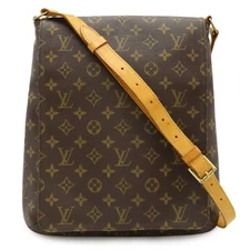 Louis Vuitton Musette Monogram Shoulder Bag Women Brown One Size 570837